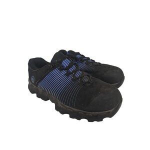 Timberland PRO Men's Powertrain Alloy-Toe Work Shoes A1VDY Black/Blue Size 10W